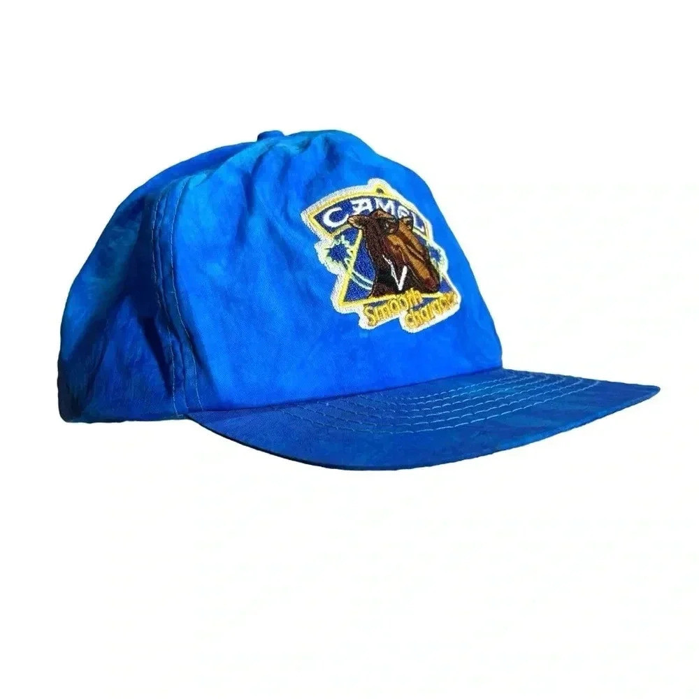 Vintage HTF Camel Smooth Character SnapBack Hat